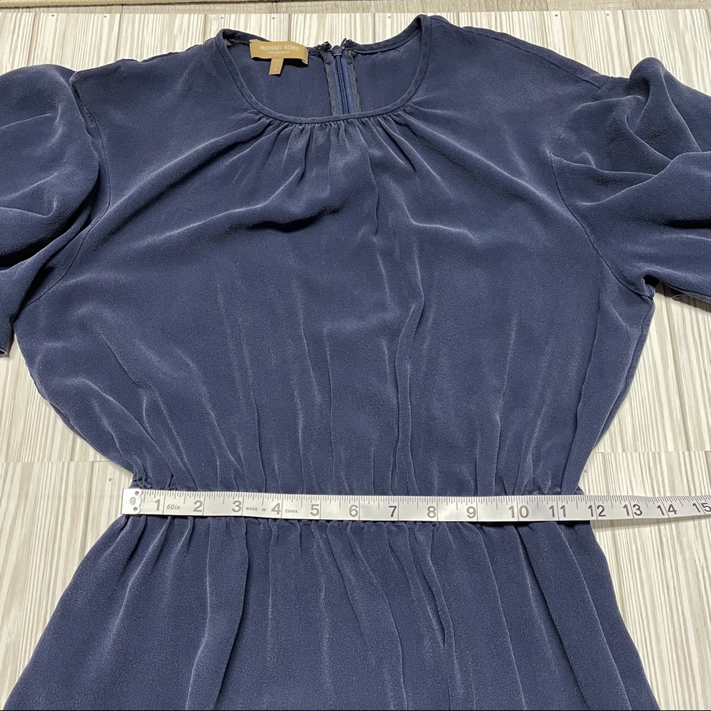 Michael Kors Collection 100% silk navy dress - Picture 11 of 11